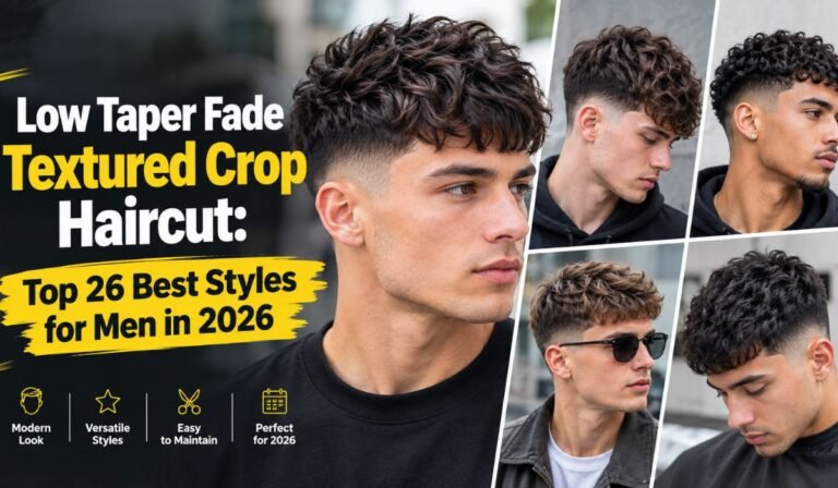 Low Taper Fade Textured Crop Haircut: Top 26 Best Styles for Men in 2026