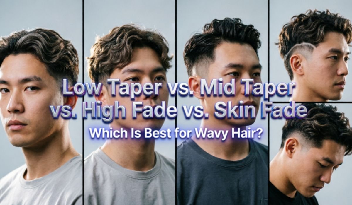 Low Taper vs. Mid Taper vs. High Fade vs. Skin Fade: Which Is Best for Wavy Hair?