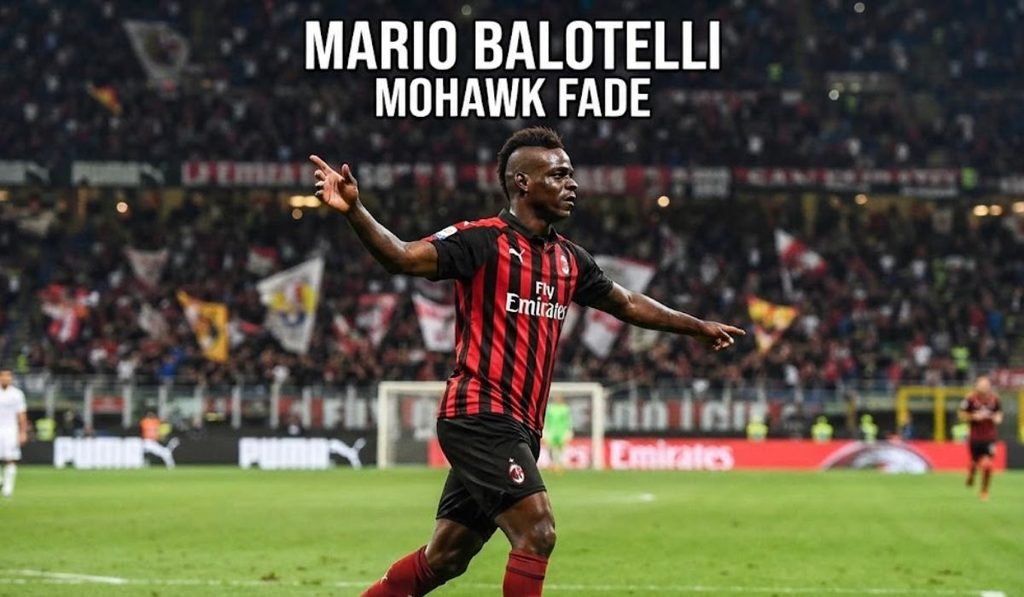 Mario Balotelli – Mohawk Fade