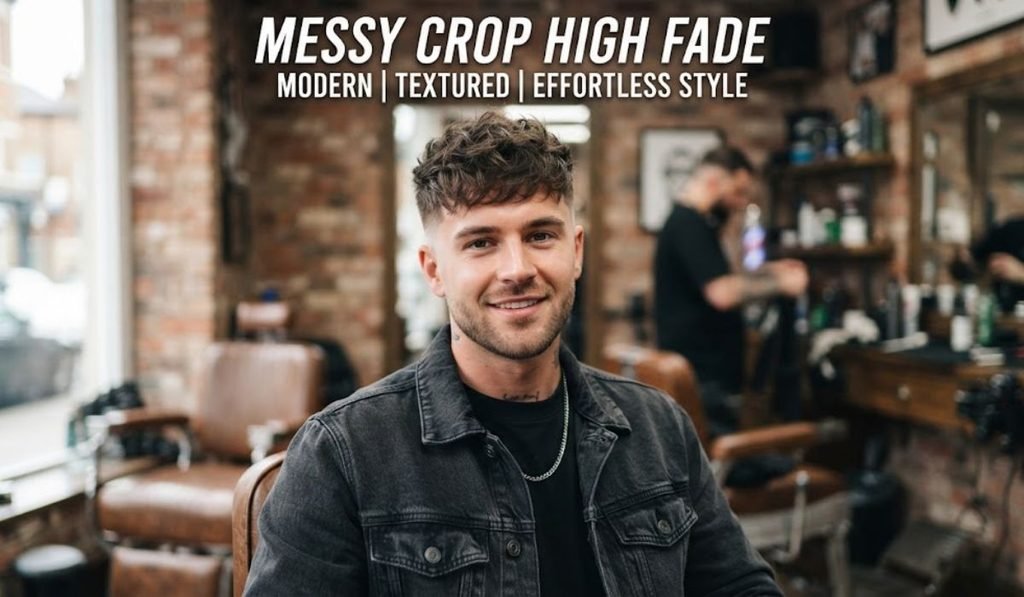 Messy Crop High Fade