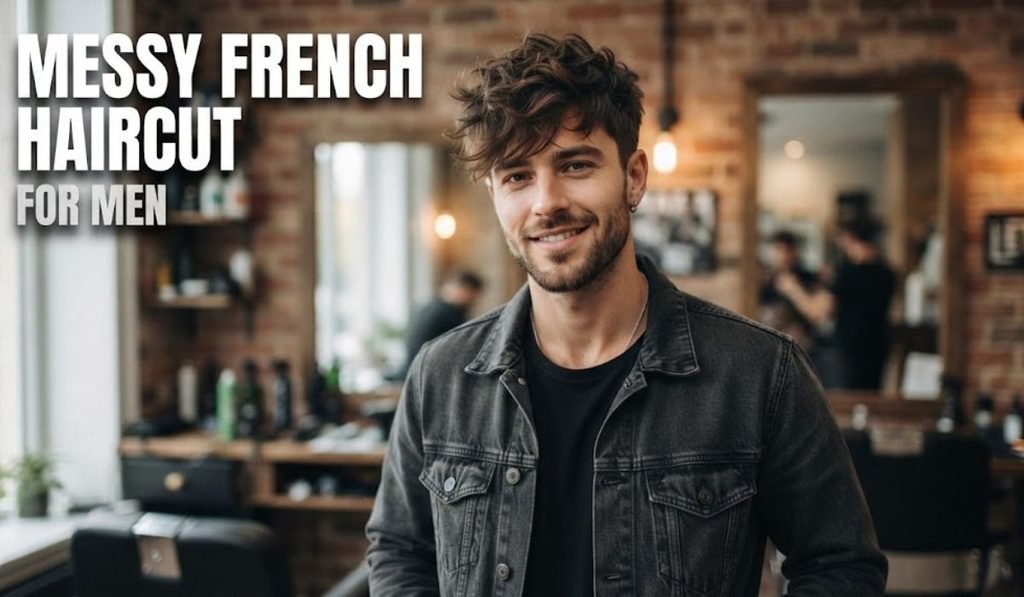 Messy French Haircut for Men