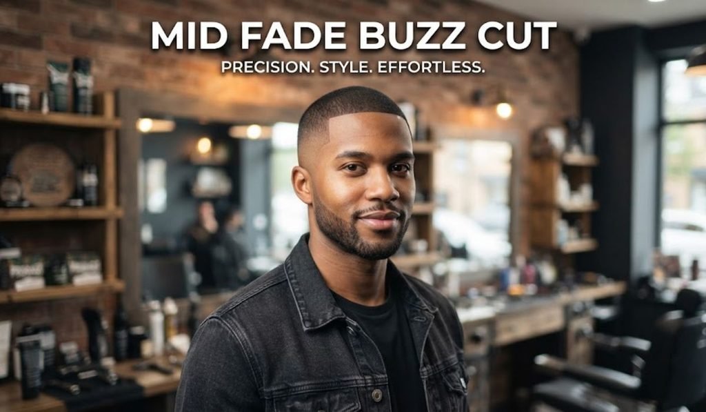 Mid Fade Buzz Cut