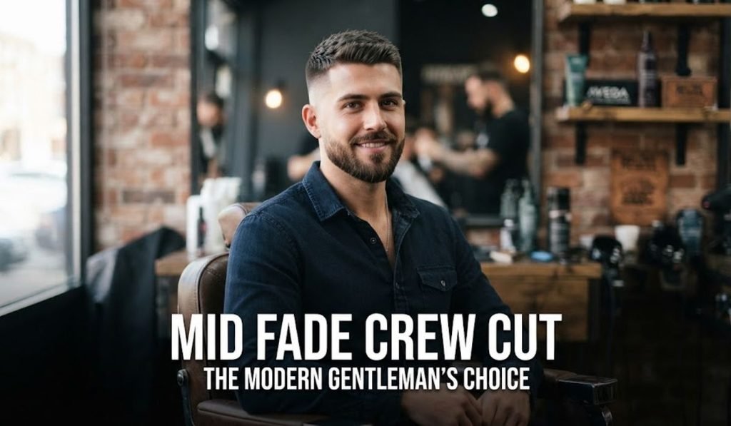 Mid Fade Crew Cut