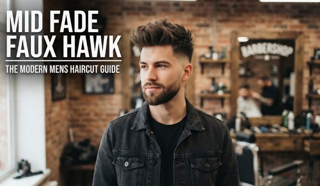 Mid Fade Faux Hawk