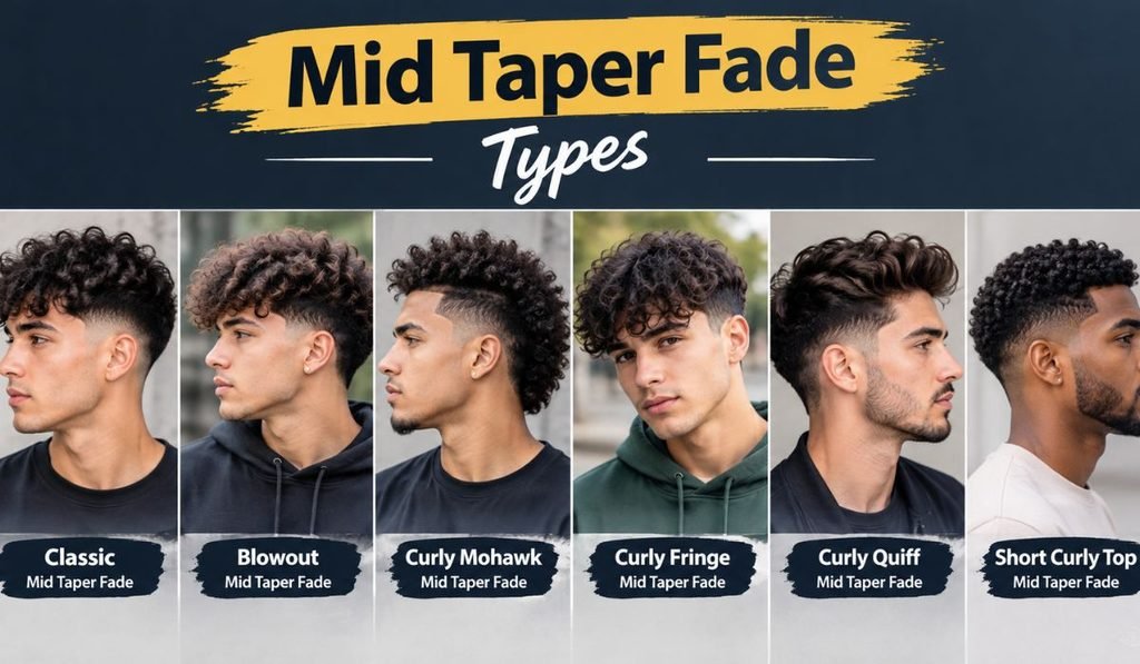 Mid Taper Fade Types