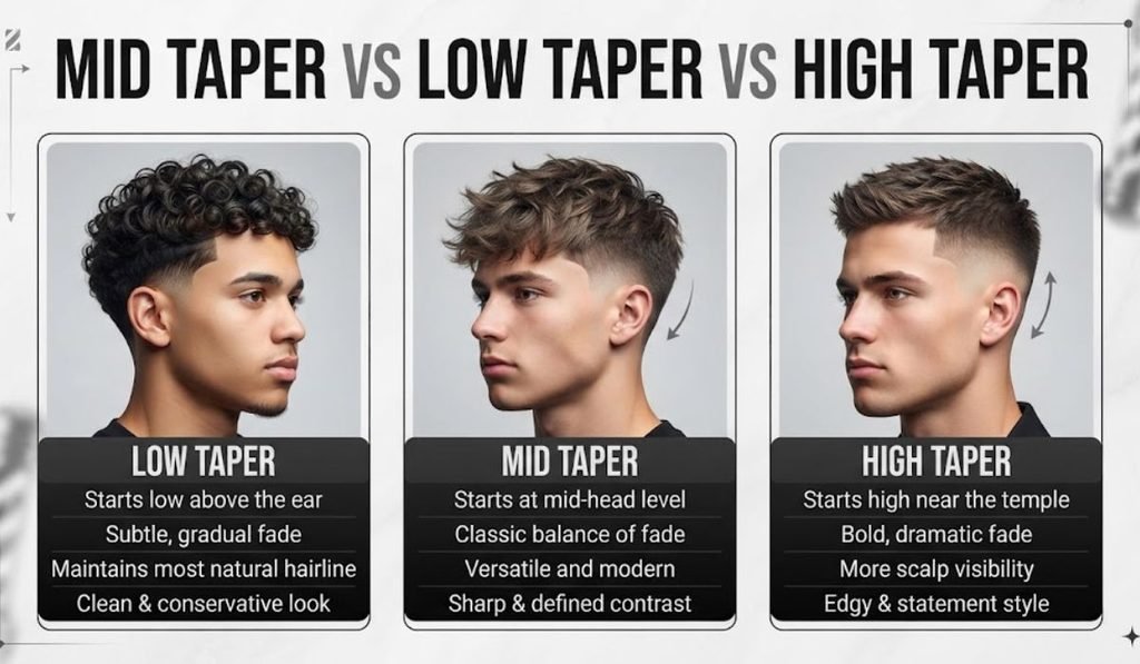 Mid Taper vs Low Taper vs High Taper