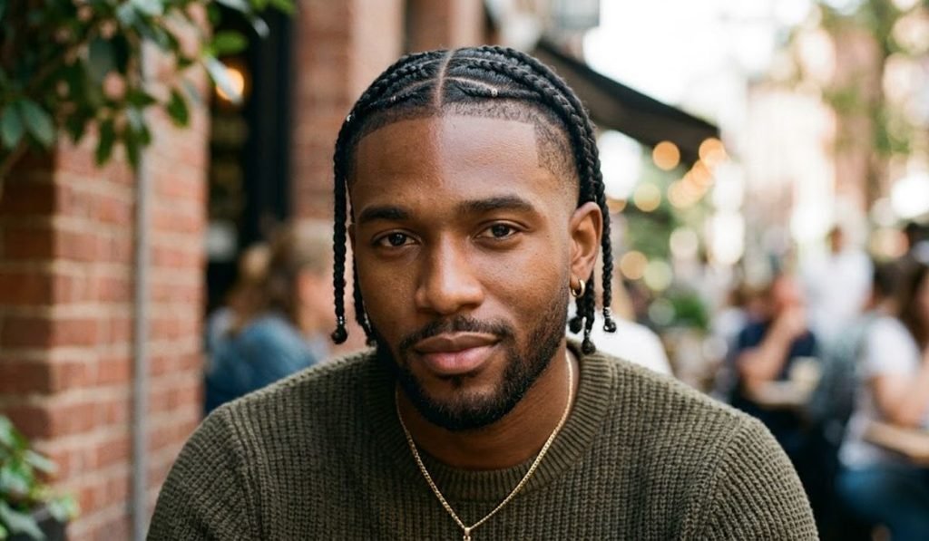 Middle Part Braids