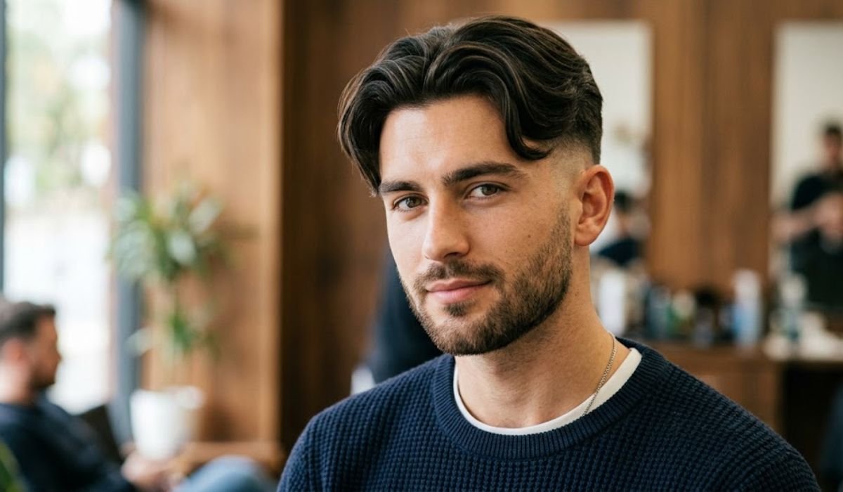 Middle Part Fade