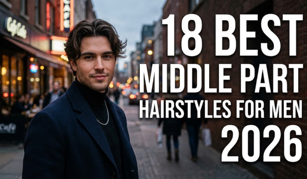 Middle Part Hairstyles for Men 2026