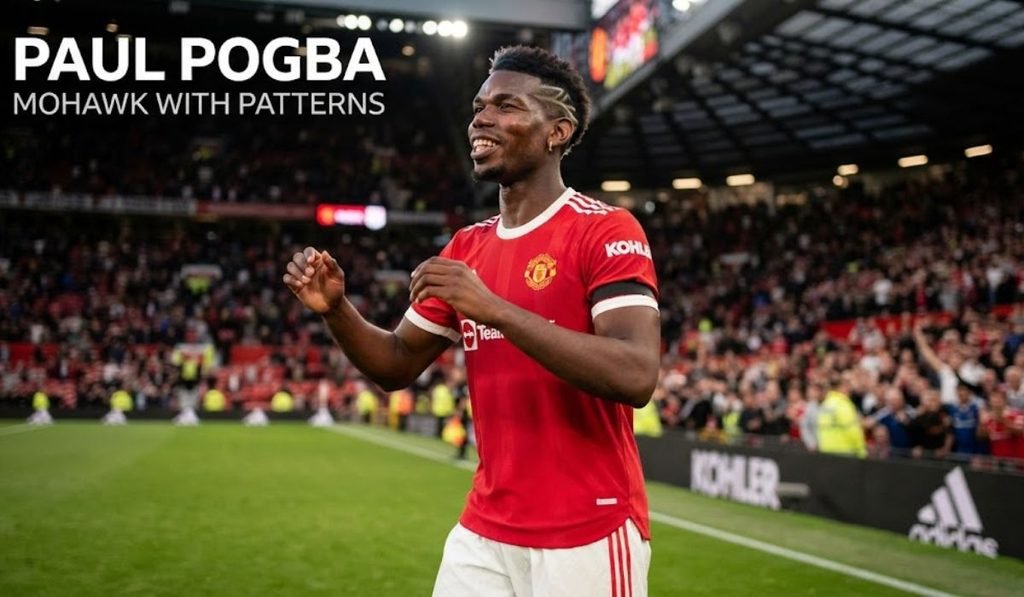 Paul Pogba – Mohawk with Patterns