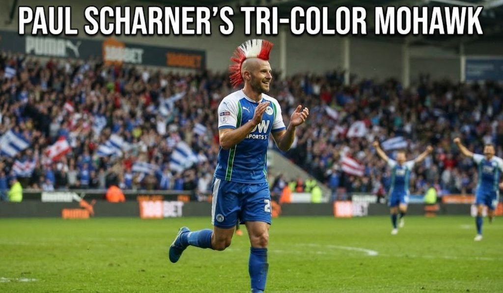 Paul Scharners Tri-Color Mohawk