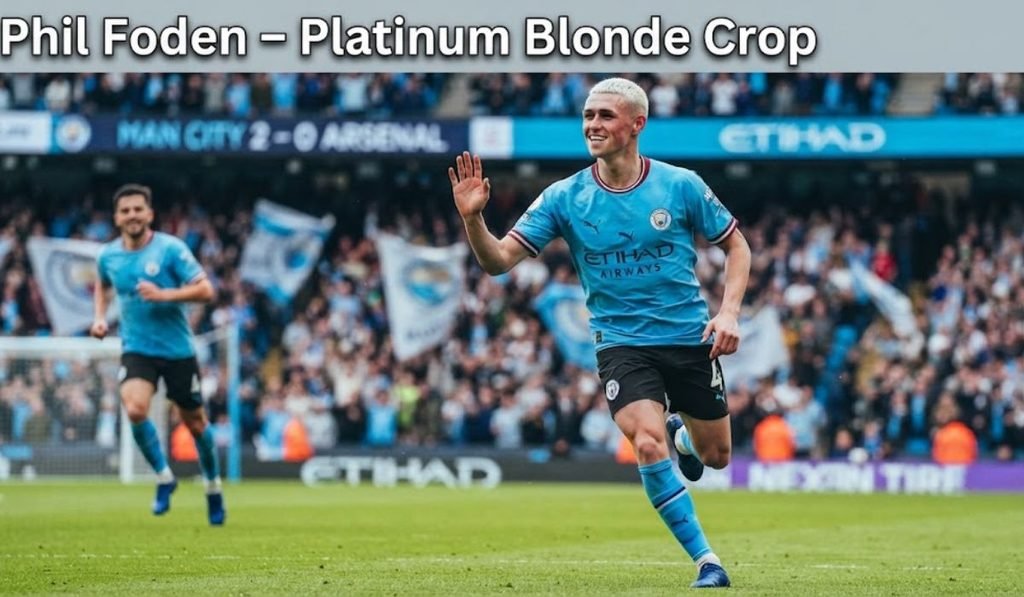 Phil Foden – Platinum Blonde Crop