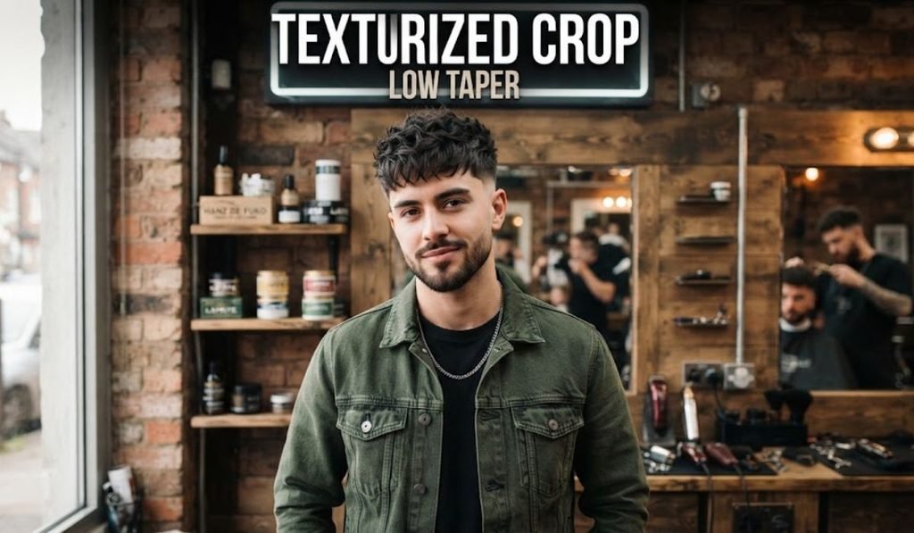 Textured Crop + Low Taper