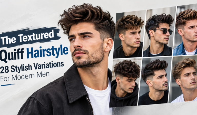 The Textured Quiff Hairstyle: 28 Stylish Variations For Modern Men