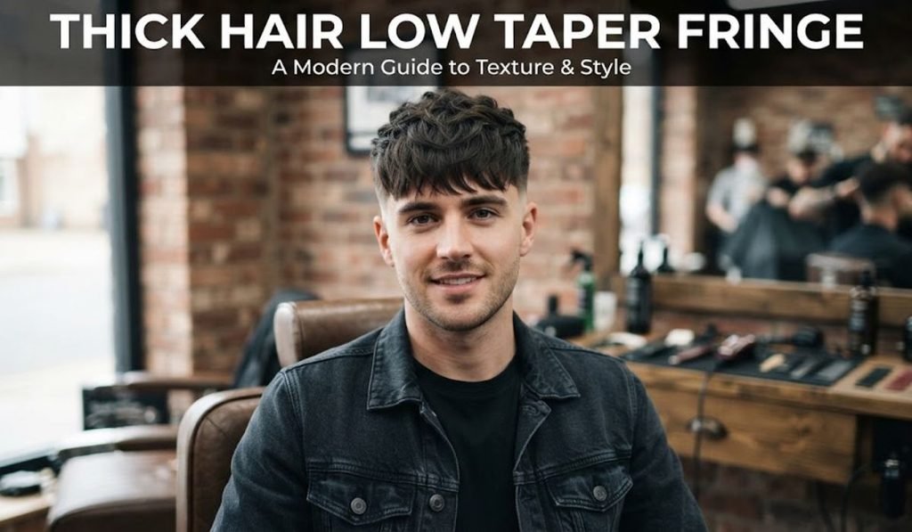 Thick Hair Low Taper Fringe