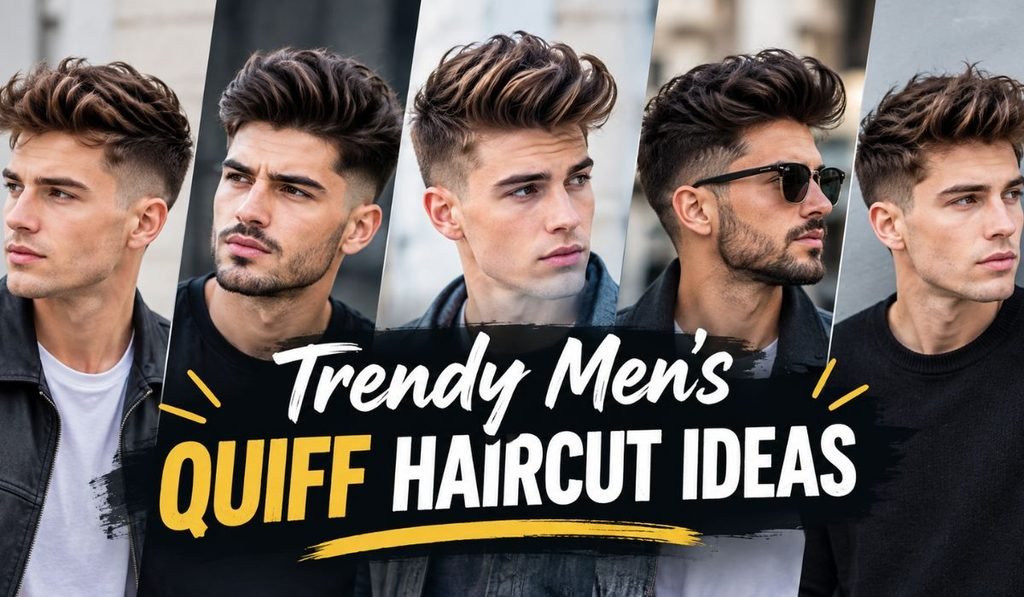 Trendy Men's Quiff Haircut Ideas