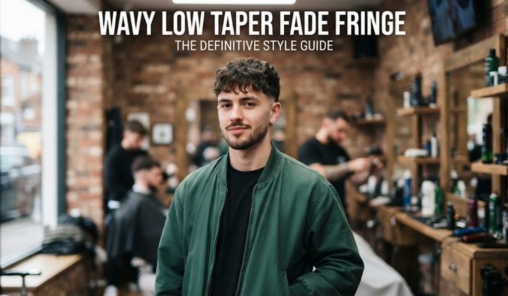 Wavy Low Taper Fade Fringe