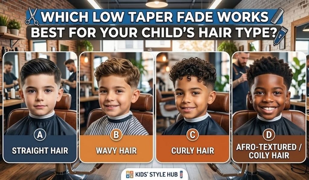 Which Low Taper Fade Works Best for Your Child’s Hair Type