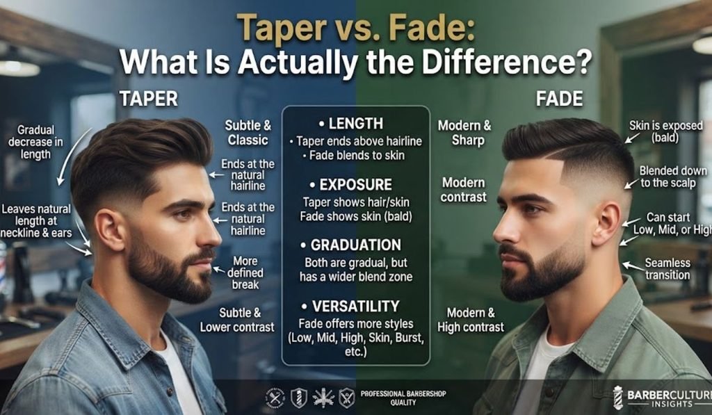 Taper vs. Fade: What Is Actually the Difference?
